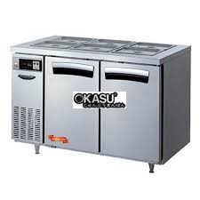 ban mat inox salad 2 canh lassele 288 lit ltb-1223r   hinh 1