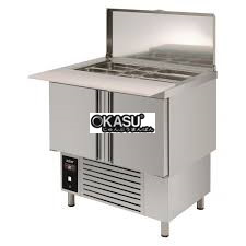 ban mat inox salad asber 120 lit gts-100  hinh 1