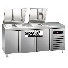 ban mat inox pizza asber 428 lit gts-180 llr hinh 1