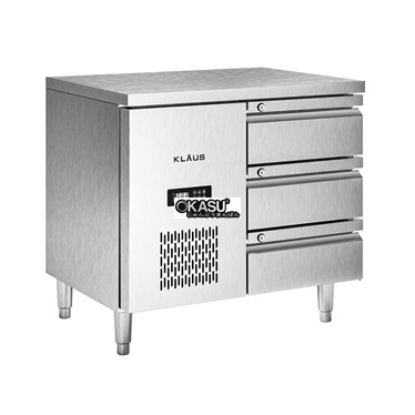 ban dong inox 3 ngan keo klaus kdf-1.1-1w hinh 1