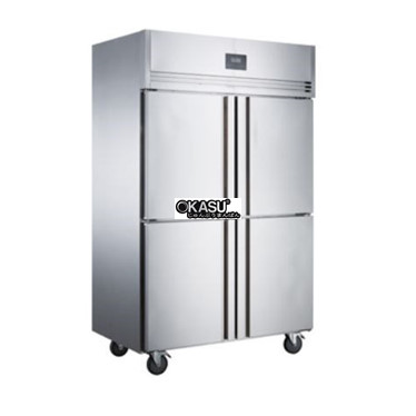  tu mat 4 canh inox kolner nkc1.2l4wgn (lam lanh quat gio) hinh 1