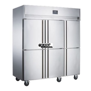 tu mat 6 canh inox kolner nkc1.6l6w ( quat gio) hinh 1