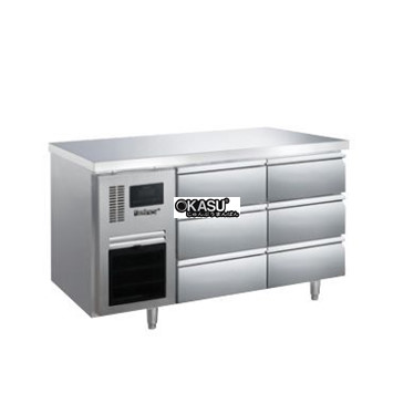  ban mat 6 ngan keo inox kolner bn14-xd6 (lam lanh quat gio) hinh 1