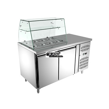 ban mat salad 2 canh kolner gn2100tn/sc hinh 1