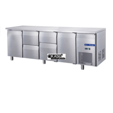 ban mat 2 canh 4 ngan keo furnotel fed22570cs240 hinh 1