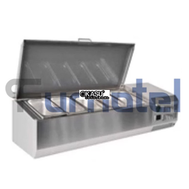 ban salad 1m8 nap inox furnotel fet18030cs hinh 1