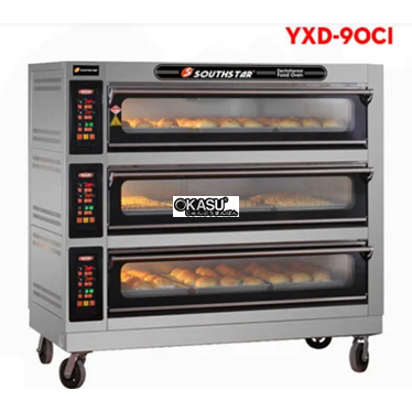 lo nuong banh 3 tang 9 khay southstar bang dien tu yxd-90ci hinh 1