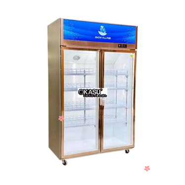 tu mat 2 canh kinh (coil) may nen tren snow village lc-1200h hinh 1