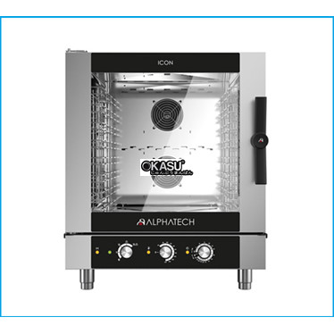 lo nuong hap da nang alphatech icgm071e 7 khay dung gas hinh 1