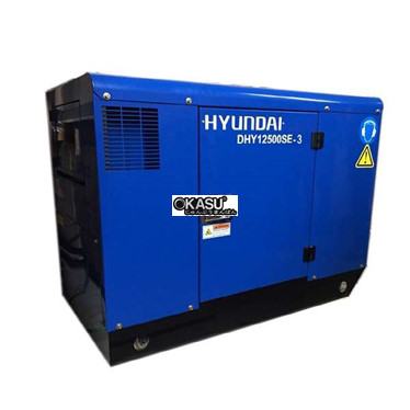 may phat dien 12.5kva-13.5kva diesel hyundai  dhy12500se-3 (3 pha) vo chong on, de no hinh 1