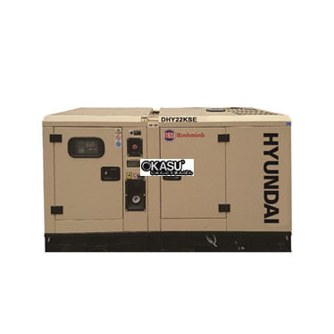 may phat dien 20kva -22kva diesel hyundai 3 pha voi vo chong on dong bo dhy22kse hinh 1