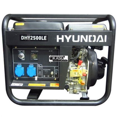 may phat dien chay dau diesel 2kw – 2.2kw hyundai dhy2500le hinh 1