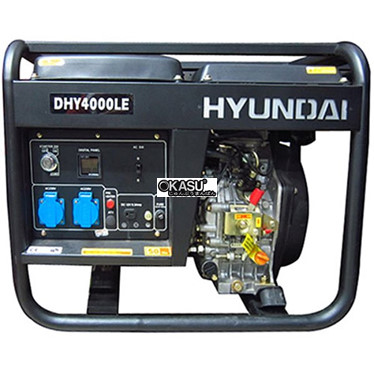 may phat dien diesel 3.0kw – 3.3kw hyundai dhy4000le may tran, de no hinh 1
