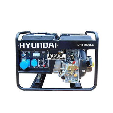 may phat dien chay dau 5kw – 5.5kw hyundai dhy6000le – may tran, de no hinh 1