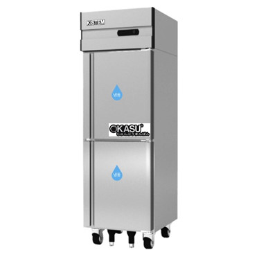 tu dong inox 2 canh kistem kis-xd25f (369 lit) hinh 1