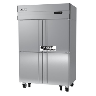 tu mat inox 4 canh kistem kis-xd45r (820 lit) hinh 1