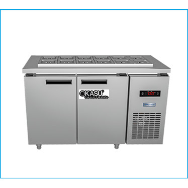 ban mat salad quat gio 2 canh inox bsq-2mi1275 1m2 hinh 1