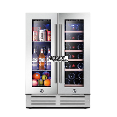 tu mat 2 canh kinh kolner knj-110wd hinh 1