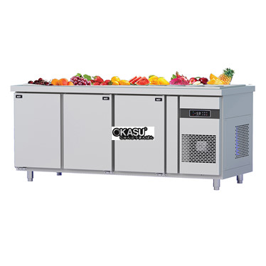 ban salad quat gio 3 canh inox kusami ksm-3mi1876 hinh 1