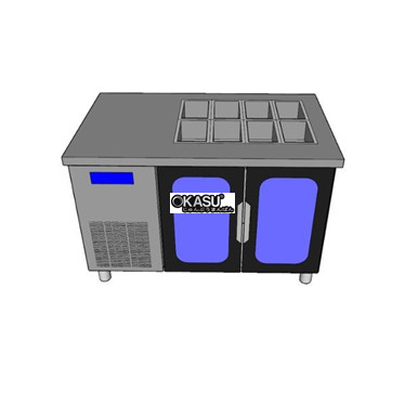 ban salad quat gio canh kinh 1m2 kusami ksbslq1.2ck hinh 1