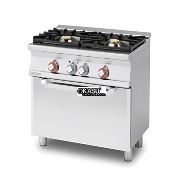 bep au 2 dau dot dung gas va lo nuong dien lotus cf2-58ge hinh 1