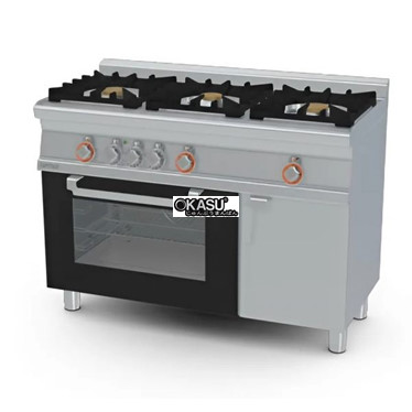 bep 3 hong ket hop lo nuong dien (cua kinh) lotus cfm3-612gemv hinh 1