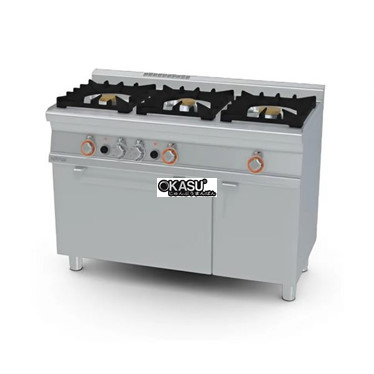 bep gas 3 hong co lo nuong lotus cf3-612gemv hinh 1