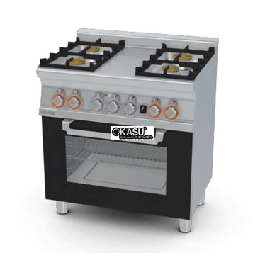 bep au 4 hong ket hop lo nuong lotus cf4-68gem hinh 1