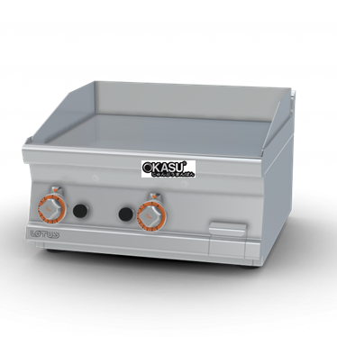 bep chien dung gas fry-top tron lotus ftlt-66g hinh 1