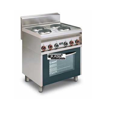 bep au 4 dau dot kem lo nuong dien (cua kinh) lotus cf4-8et hinh 1