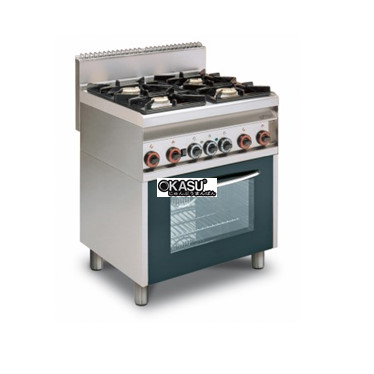 bep au 4 dau dot dung gas kem lo nuong dien da chuc nang (cua kinh) lotus cf4-8gem hinh 1