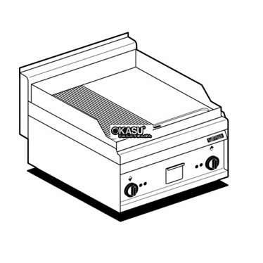 bep ran dien 1/2 ranh + 1/2 mat nuong ma crom superchrome lotus ftlr-6ets hinh 1