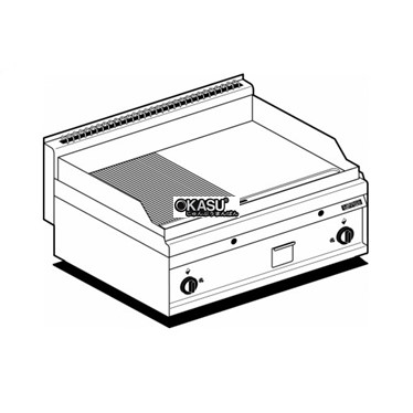 bep ran gas 1/2 ranh + 1/2 nhan lotus ftlr-8g hinh 1