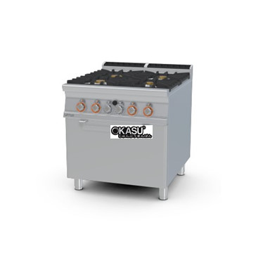 bep au 4 dau dot kem lo nuong gas lotus cf4-98g hinh 1