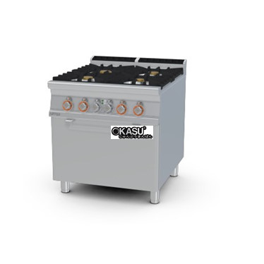 bep gas 4 dau dot kem lo nuong dien lotus cf4-98ge hinh 1