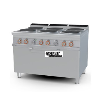 bep au 6 dau dot kem lo nuong dien lotus cf6-912et hinh 1