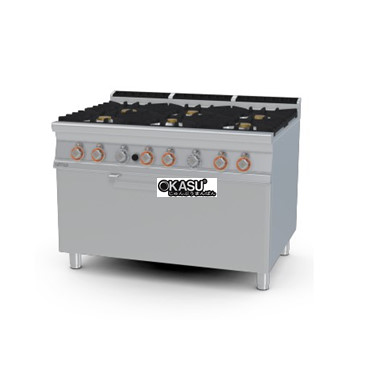 bep au 6 dau dot kem lo nuong gas lotus cf6-912g hinh 1