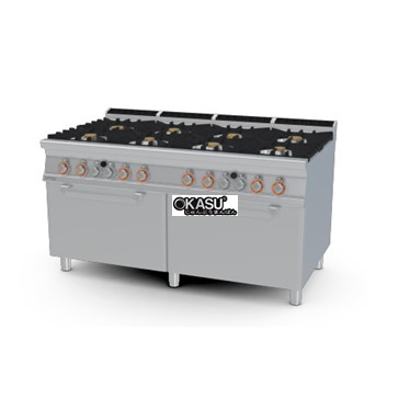 bep au 8 dau dot kem lo nuong gas lotus cf8-916g hinh 1