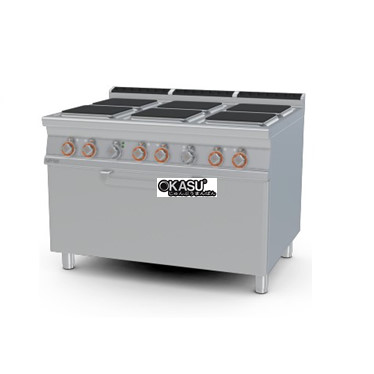 bep au 6 dau dot kem lo nuong dien lotus cfq6-912et hinh 1