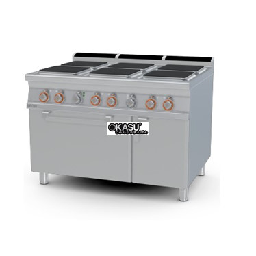 bep au 6 dau dot kem lo nuong dien lotus cfq6-912etv hinh 1