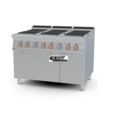 bep au 6 dau dot kem lo nuong dien lotus cfvq6-912etv hinh 1