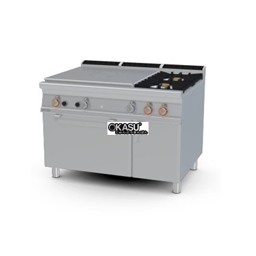 bep gas kem lo nuong gas lotus tpf2-912gv hinh 1