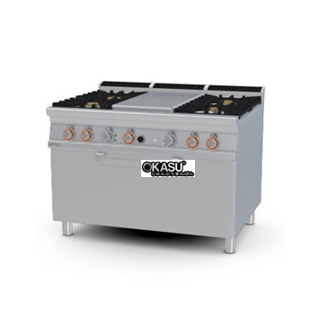 bep gas kem lo nuong dien lotus tpf4-912ge hinh 1