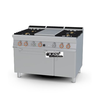 bep gas kem lo nuong dien lotus tpf4-912gev hinh 1