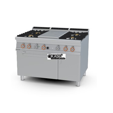 bep gas kem lo nuong dien lotus tpfv4-912gev hinh 1