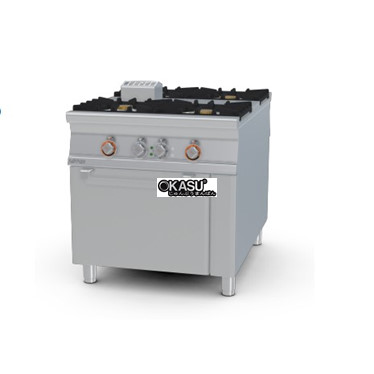 bep gas chuyen nghiep co lo nuong dien lotus cf4-118ge hinh 1