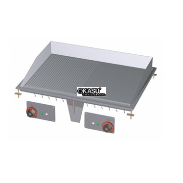 bep chien dien 1/2 ranh + 1/2 mat nuong ma crom min superchrome lotus ftlrd-68ets hinh 1