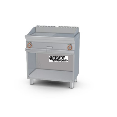 bep chien dien 1/2 ranh + 1/2 mat nuong ma crom min superchrome tren tu mo lotus ftlr-558ets hinh 1