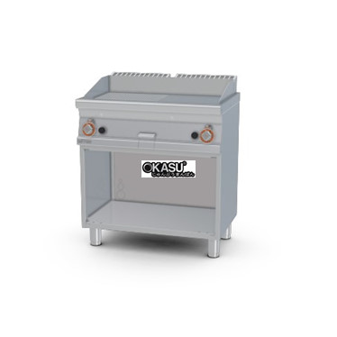 bep chien gas 1/2 ranh + 1/2 mat nuong ma crom min superchrome tren tu mo lotus ftlr-558gs hinh 1