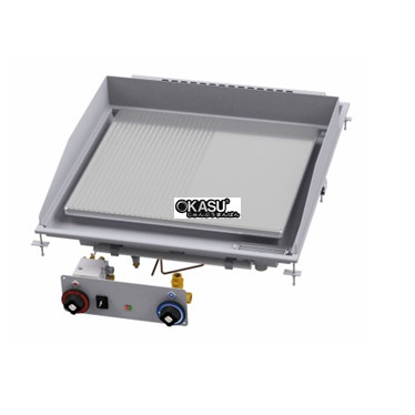 bep chien gas co ranh 1/2 + vi nuong ma crom min 1/2 superchrome lotus ftlrd-87gs hinh 1